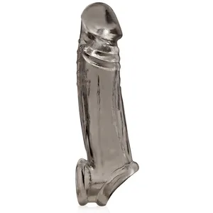 Anatomiczna nakładka erekcyjna przedłużająca penisa o 3 cm - 78532154