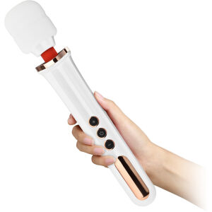 SUPER MOCNY MASAŻER EROTYCZNY MASTURBATOR ORGAZMOWY WIBRATOR RÓŻDŻKA MAGIC WAND - 71814392