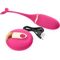 Sterowane pilotem jajko stymulujące do pochwy i anusa - 10 sex funkcji - 73921135 - 3