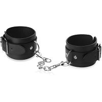 Skórzane kajdanki opaski na ręce sex bondage – 77998952 - 2