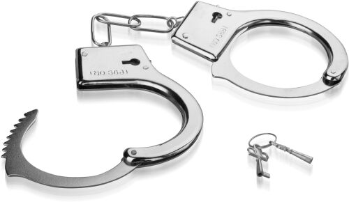 METALOWE KAJDANKI NA RĘCE „HANDCUFFS” LTT LV-H40