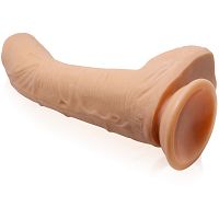 Duży wygięty penis g-spot elastyczne dildo na mocnej przyssawce 27 cm - 71152492 - 4