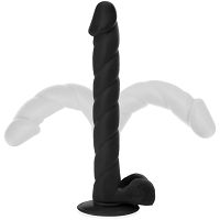 Elastyczne dildo na przyssawce długi 32cm realistyczny penis - 78160260 - 2