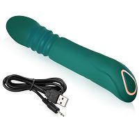 Silikonowy teleskopowy wibrator posuwisty 10 programów 18,5 cm - 73012167 - 5