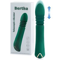 Silikonowy teleskopowy wibrator posuwisty 10 programów 18,5 cm - 73012167 - 2