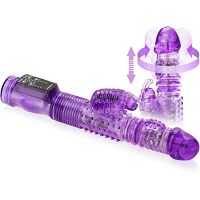 Wibrator rotująco-posuwisty z motylkiem do łechtaczki - 79266583 - 4