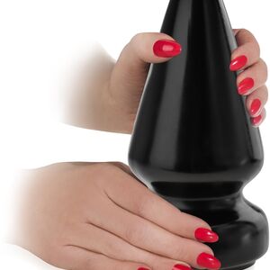 Gigantyczny korek analny - 9 cm średnicy - ekstremalny anal plug wtyczka xxxxl - 76569241