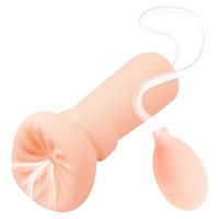 Masturbator z cyberskóry, sztuczny odbyt + pompka ssąca - 75222530 - 3