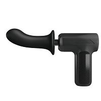 Czarny pistolet do masażu dla par 5 prędkości - 70641039 - 4