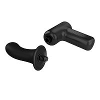 Czarny pistolet do masażu dla par 5 prędkości - 70641039 - 5