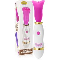 Dyskretny masturbator łechtaczkowy ssący masażer z języczkiem wibrator tulipan - 76952712 - 7