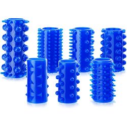 Zestaw 7 wypustkowych nakładek na penisa wzmacniają doznania – 78549197