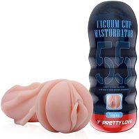 Próżniowy masturbator w tubie sztuczna pochwa z efektem ssania - 78311577 - 4