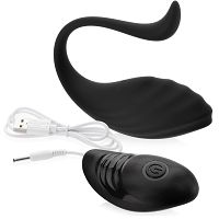 Orgazmowe jajeczko sterowane pilotem sex jajko - 10 funkcji - 72627149 - 3