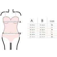 Komplet koronkowa koszulka + stringi Dkaren Jolie - 72457933 - 4