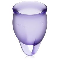 Satisfyer feel confident - kubeczek menstruacyjny zestaw 2 szt. - 70618803 - 2