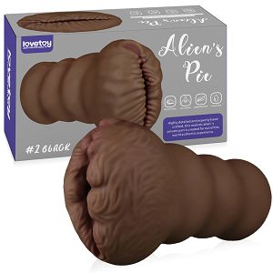 Alien's Pie brązowa sztuczna pochwa masturbator dla mężczyzn - 75472290