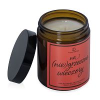 Świeca sojowa z napisem 