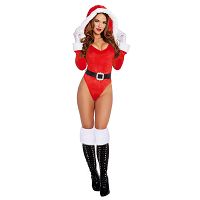 Świąteczny 3-częściowy kostium Santa Helper body + dodatki - 75961440 - 2