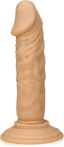 Silikonowy penis z przyssawką dildo w naturalnym rozmiarze – 78551144
