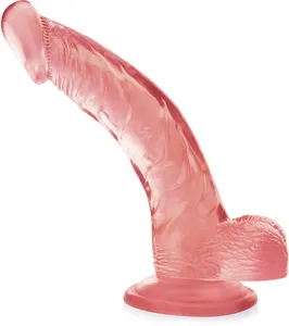 Sterczące dildo wygięty penis imponujący dong - 71264960