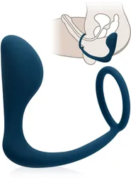 Masażer prostaty korek analny pierścień na penisa - 76958367